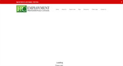 Desktop Screenshot of employmentprofessionalscanada.com